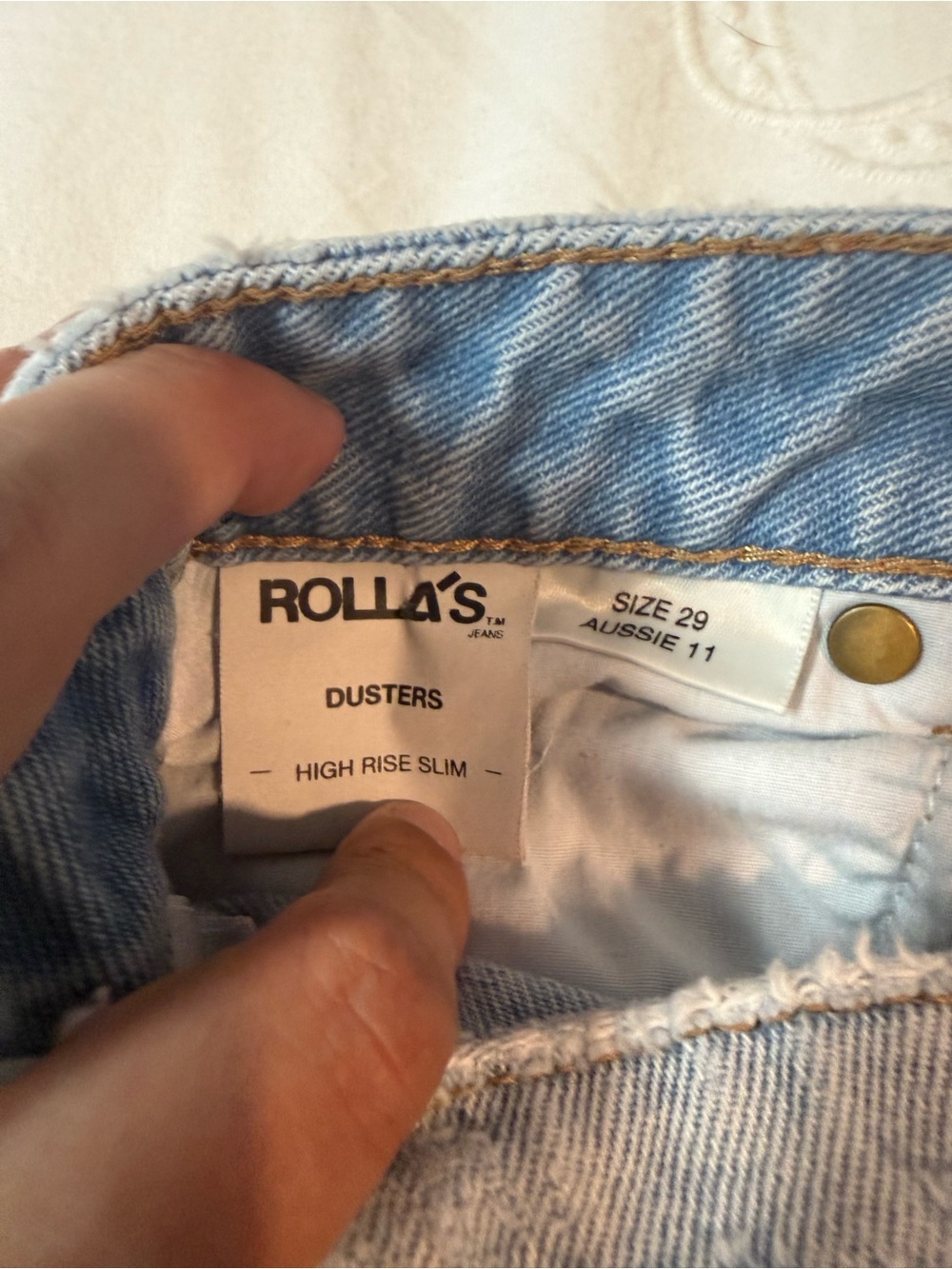 ROLLA'S Dusters Denim Cutoff Shorts - Picture 3 of 3